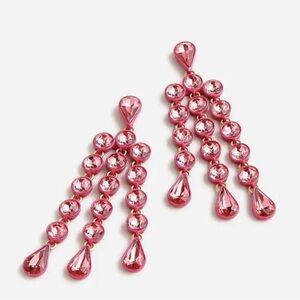 NWT J Crew Jamie Sparkly Waterfall Earrings